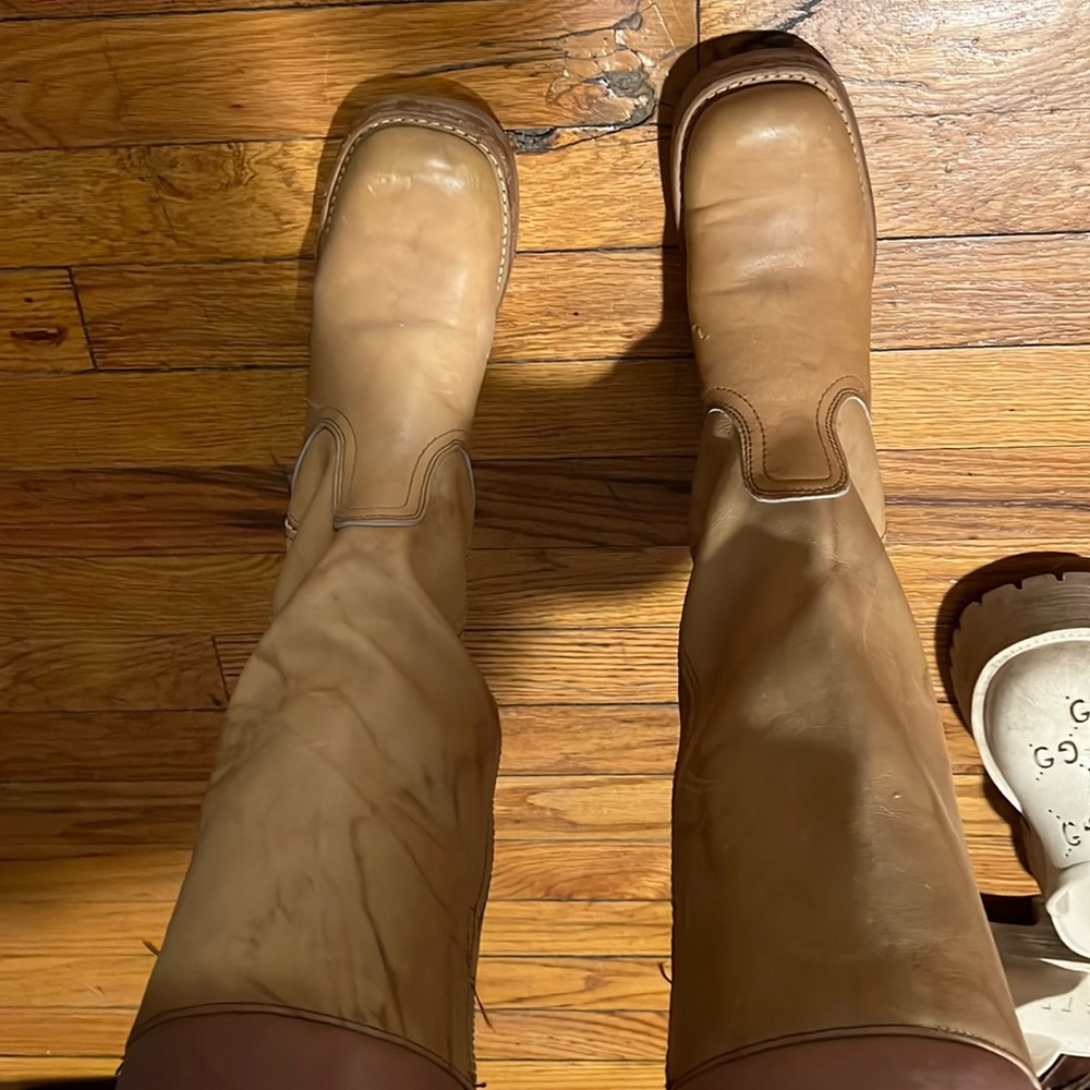 Distressed like Frye shoes